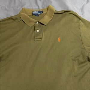 Polo by Ralph Lauren Khaki Men's Polo Shirt